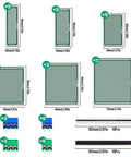 Dope DIY PCB Prototype Kit With 58 Pieces In Six Sizes Double Sided Solder Boards 2.54mm 40 Pin Header Connectors And 5mm KF301 Terminal Blocks
