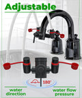 Eye Wash Kit For Faucets, Emergency Faucet Mounted Eyewash Station With Sink Attachment, Common Sink Adapters, Inspection Tags And Wall Sign