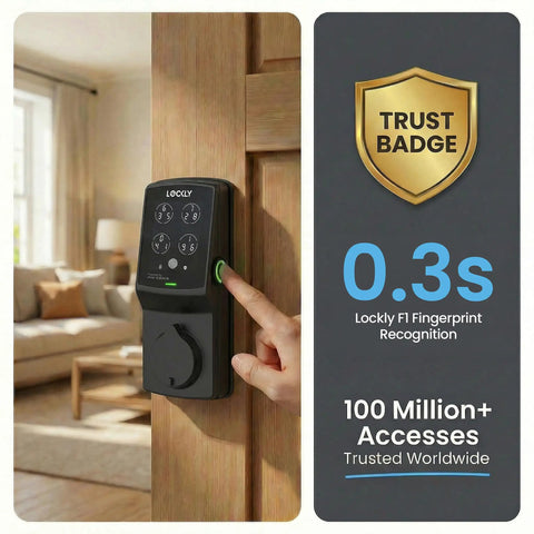 Game Changing 3D Biometric Fingerprint Smart Deadbolt Lock With Keyless Entry Wireless Door Security Quick Install For Homes And Rentals Keep Your Pad Locked Down No Sweat Ever
