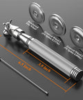 Heavy Duty Screen Roller Tool Kit For Window And Door Screens Stainless Steel Construction 3 Wheel Types displayed