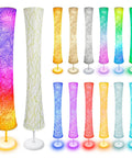 Color variations of Smart RGB Floor Lamp With Music Sync And 16 Million DIY Colors, 61 Inch Standing Corner Lamp With 3 Color Temperature
