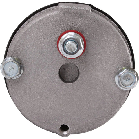 Replacement 12V CCW Starter for Mercury Force Marine Jet Boats 75 To 120 HP Engines 1995 To 2000, rear view with bolts
