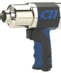 Half Inch Air Impact Wrench With Three Speed Regulator Delivers 550 Foot Pounds Torque For Busting Loose Stubborn Nuts And Bolts On Car Tires Brakes Mower Blades And Heavy Duty Fasteners In The Garage