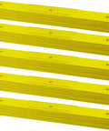 Stair Treads 16x2 Inch With Screws Down Strip For Safety On Wet Slippery Stairs Non Slip Foot Grip Antislip Slip Resistant Decks And Stairs Yellow 50 Count, stacked view