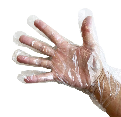 1000 Count Medium Disposable Polyethylene Food Handling Gloves Powder Free Latex Free No Sweat Grip With Heavy Duty Quick Change Pop Out Tray Sweet Bulk Deal For Kitchen Deli Garage