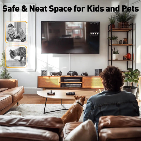 TV Cord Hider For Wall Mounts paintable white cable cover hides 2-3 wires behind a flat-screen TV