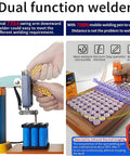 Pro Grade Portable Battery Spot Welder With Energy Storage Pulse Power Up To 11.6KW 110 220 Volt Condensing Battery System