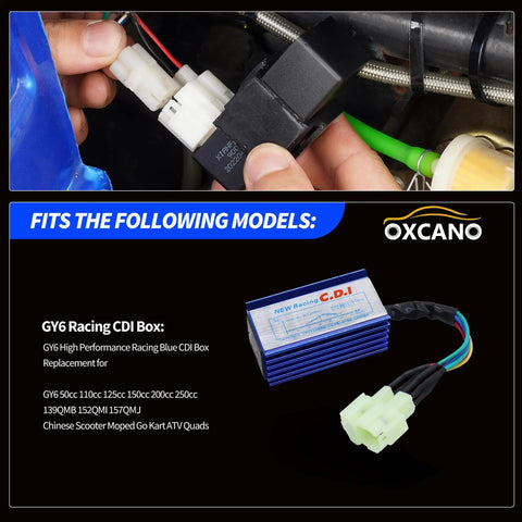 GY6 CDI Box Replacement For 50cc To 150cc Chinese Scooters And ATVs With No Rev Limit 4 Pin And 2 Pin AC Fired CDI