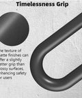 Boss Grade Rock Solid Wall Mount Hand Rail No Sweat Grip U Shape Safety Grab Bar For Indoor Outside Porch Steps Garage Entryway 16 Inch Durable Steel Stair Handle textured matte finish for better grip and safety