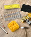 360 Piece Watch Band Link Cotter Pins Set 6 To 23mm Stainless Steel Repair Kit for Metal Watch Straps, tools, and storage box.