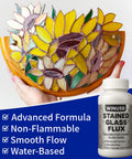 8oz Liquid Solder Flux For Stained Glass Soldering Supplies And Electrical Repairs Water Based Formula Pro Grade Safe