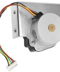Top Notch Stepper Motor Assembly G098290 Straight Swap Replacement For Generac G098290 Generator Control Panels, silver metal body.