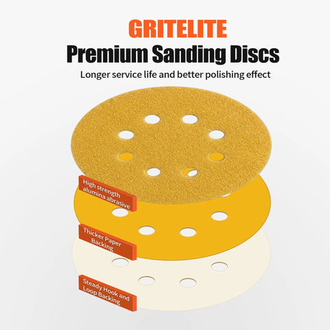 Get These Sweet 5-Inch 80 Grit Sanding Discs For Woodworking Or Cars Plus Hook And Loop Design Makes Them A Durable Tool Kit Essential Anyone Can Rock Fast And Easy. Premium sanding discs with holes for dust extraction.