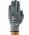 Hyflex 11-531 Cut Resistant Nylon Spandex Gloves With Grippy Foam Nitrile Palm For Fabrication And Automotive Work, Gray, XXL