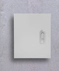 Outdoor Weatherproof Power Distribution Box 25x30x14 cm with plastic lock, mounted on wall, waterproof electrical junction box for RV panel and workshop