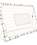 Adjustable Soccer Rebounder 6 Foot By 4 Foot For Training With Angles To Practice Ground Passes Knee Chest And Head Trapping Durable Powder Coated Steel With Locking Pins For Secure Setup And Game Ready Drills