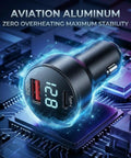 Road Ready Three In One Starlink Mini Car Charger Featuring Slick 36W PD And Quick Charge 18W Adapter displayed against a tech background.