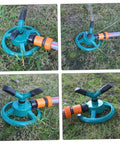 Automatic Rotary Lawn Sprinkler With Stable Base For Backyard And Lawn Irrigation 360 Degree Rotating Water Sprinkler System