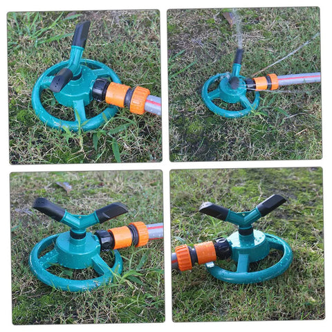 Automatic Rotary Lawn Sprinkler With Stable Base For Backyard And Lawn Irrigation 360 Degree Rotating Water Sprinkler System
