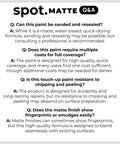 Product Q&A for Touch Up Paint Kit With Matte Finish For Cabinets Walls Doors And Furniture Easy Fix Three Shade Beige Repair Kit
