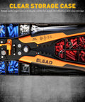 All In One 321 Piece Wire Connectors Kit With Self Adjusting Stripper Three In One Crimp Stripping Cutting Tool in Storage Case