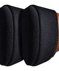 Slip On Recoil Pad Gel Filled Black Two Pack M L fits most rifles and shotguns, shown installed on wooden stock