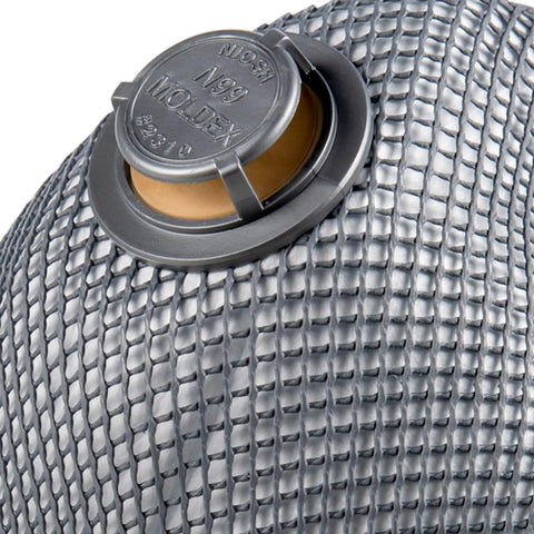 N99 Particulate Respirator Half Facepiece With Exhale Valve Dura Mesh Shell close-up detail showing valve and mesh texture