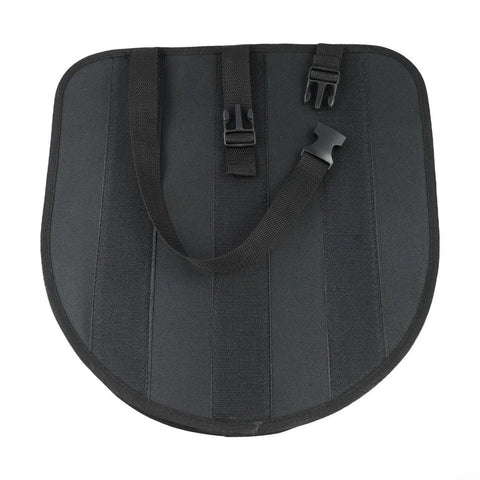 Heavy Duty Electric Vehicle Charging Cable Organizer Bag With Secure Seat Back Straps, black fabric, fits 5 to 15 meters of cords.