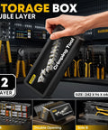 Storage box containing DT Series All In One Connector Crimp Tool Kit For Waterproof Automotive Electrical Connectors, shown in organizer.