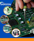 Soldering with 63/37 Tin Lead Rosin Core Solder Wire 0.8mm Dia 3.5oz on PCB for electrical soldering and PCB repairs