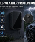 Heavy Duty Cold Rolled Steel Electrical Enclosure Built Tough For Outdoor EV Charger Boxes with waterproof design in use.