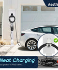 Outdoor EV Charger Pedestal Stand For Tesla And J1772 Type 2 Chargers Built Tough Weatherproof and corrosion resistant