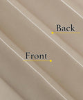 Close-up view of Linen Door Curtain 80 Inch Length For Doorways And Rooms Privacy On Point And Light Filtering Perfect Room Divider
