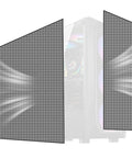 2 Pack DIY Dust Filter Mesh Covers For PC Case And Fans With Magnetic Strip, 1mm Hole Mesh For Superior Airflow, Easy Install