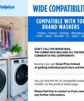 Washer Door Latch Lock Replacement Kit For Front Load Washers Compatible With Frigidaire Affinity And Kenmore, promo details.