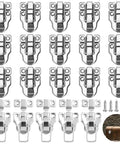 Chic Antique Silver Metal Duckbill Latches, Super Secure Toggle Box Hasps With Lock Hole for Jewelry Cases and Wooden Crafts.
