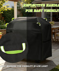 Heavy Duty Weatherproof Grill Cover For Everdure Furnace 3-Burner 2019-2026 with reflective handles for outdoor use