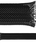 1 Inch PET Expandable Braided Sleeving For Cables And Wires, Flame Retardant Flexible Wire Mesh, 250 Feet Black, Built To Last