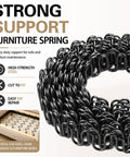 Heavy Duty 45 Foot Zig Zag Upholstery Springs For Couches showing wavy coil spring made of high-strength steel for furniture repair.