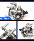 Detailed view of Rear Wheel Bearing And Hub Assembly With ABS For Hyundai Elantra 2017 2020 And Kona 2018 2022 5 Lug, Speed Sensor Included.