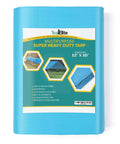 Heavy Duty Waterproof Tarp 12x16 Ft Thick 12 Mil With Metal Grommets UV Resistant And Tear Proof packaging