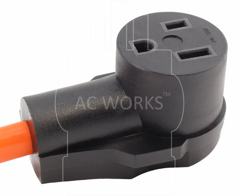1.5 Ft Welder Adapter Cord 10/3 STW 3-Prong 10-30P Dryer Plug To 6-50R Welder Outlet WD1030650-018 black receptacle