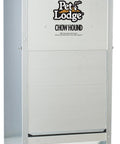 Automatic Outdoor Dog Feeder With Chew Proof Galvanized Steel Body Stores Dry Food And Dispenses On Cue For Indoor Or Outdoor Use 25 Lb Capacity
