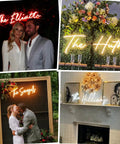 Custom Neon Sign LED Name Signs For Weddings And Parties Dope Customizable Neon For Bedroom Wall Decor Office Bar Shop Signage Perfect Gift For Prom Events And Home Vibe