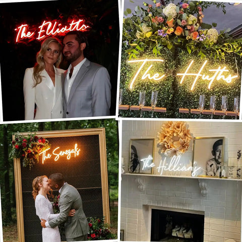Custom Neon Sign LED Name Signs For Weddings And Parties Dope Customizable Neon For Bedroom Wall Decor Office Bar Shop Signage Perfect Gift For Prom Events And Home Vibe