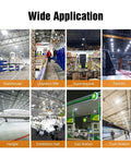 Super Bright 150W LED High Bay Shop Lights Putting Out 19500 Lumens Of 5000K Daylight Wide Application in Various Sites