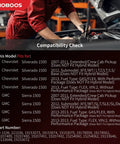 Mechanic working on compatibility check for Hydraulic Power Steering Rack And Pinion Assembly For Chevy Silverado 1500 And GMC Sierra 1500 2007 To 2013 Direct Fit New Unit Ref 22 1036 Does Not Fit Hybrid