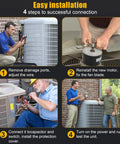 Installation steps for Condenser Fan Motor 1/8 HP 208 230V 825 RPM Drop In Replacement For Trane HVAC Systems