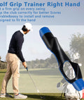 Grip Trainer For Golfers Right Hand Swing Training Aid Attaches To Most Golf Clubs For Proper Hand Position Anti Slip Firm Grip