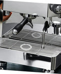 Espresso machine with visible E61 group head, fitted with Pro Grade Silicone Replacement Gasket Seal Ring For Coffee Machines And Espresso Makers Easy Fit For E61 Heads Heat Resistant Seal For Longevity No Mess Leaks Keeps Brews Smooth And Consistent.